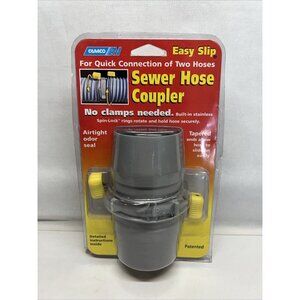 Camco Easy Slip RV Sewer Hose Coupler 39163 Camco 39163 014717391634 New